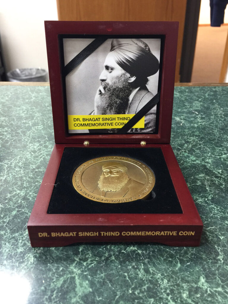 Dr. Bhagat Singh Thind Commemorative Coin