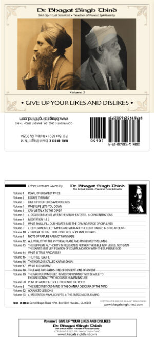 Volume 3. Give Up Your Likes and Dislikes